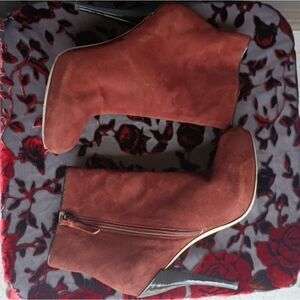 Jean Michel Cazabat Suede Booties
